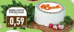 Supermercati Agorà Brunelli ricotta di pecora salata offerta