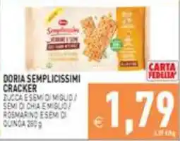 Supermercati Agorà Doria Semplicissimi Cracker offerta
