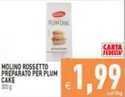 Supermercati Agorà Molino Rossetto preparato per plum cake offerta