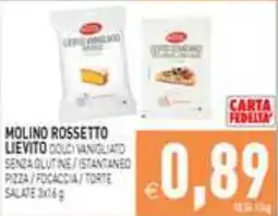 Supermercati Agorà Molino Rossetto lievito dolci vanigliato offerta