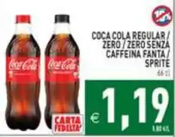 Supermercati Agorà Coca Cola Regular / Zero / Zero Senza Caffeina Fanta / Sprite offerta