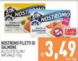 Supermercati Agorà Nostromo filetti di salmone offerta