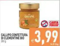 Supermercati Agorà Callipo confettura di clementine bio offerta