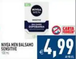 Iperfamily Nivea Men Balsamo Sensitive offerta
