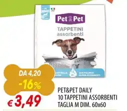 IperFamila Pet&Pet tappetini assorbenti offerta
