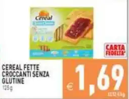 Iperfamily Cereal fette croccanti senza glutine offerta