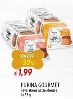IperFamila Purina Gourmet Revelations Gatto Mousse offerta