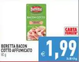 Iperfamily Beretta bacon cotto affumicato offerta