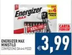 Iperfamily Energizer Max ministilo offerta