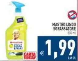 Iperfamily Mastro Lindo sgrassatore offerta
