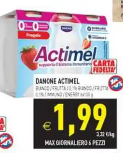 Iperfamily Danone Actimel Bianco / Frutta offerta
