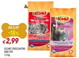 IperFamila Lechat croccantini vari tipi offerta