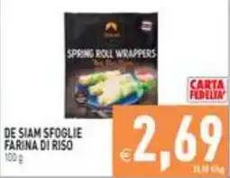 Iperfamily De Siam sfoglie farina di riso offerta
