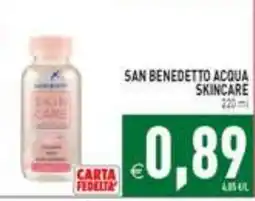 Iperfamily San Benedetto Acqua Skincare offerta