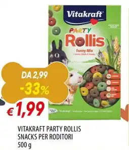 IperFamila Vitakraft Party Rollis offerta