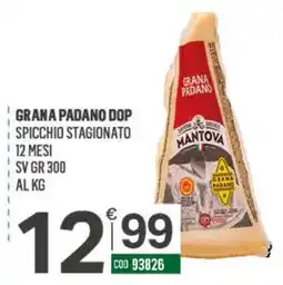 Tutto Risparmio Cash&Carry Grana Padano DOP spicchio stagionato offerta