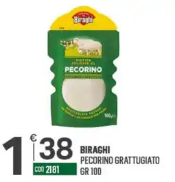 Tutto Risparmio Cash&Carry Biraghi pecorino grattugiato offerta