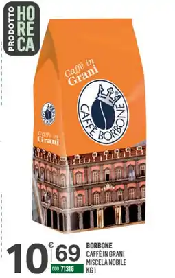 Tutto Risparmio Cash&Carry Caffè in Grani Borbone offerta