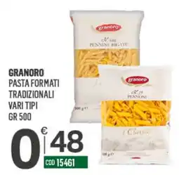 Tutto Risparmio Cash&Carry Granoro pasta formati tradizionali offerta