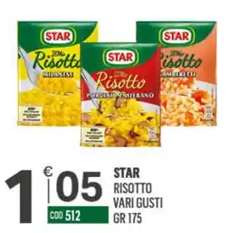 Tutto Risparmio Cash&Carry Star risotto vari gusti offerta