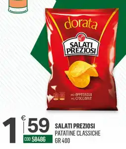 Tutto Risparmio Cash&Carry Salati Preziosi patatine classiche offerta
