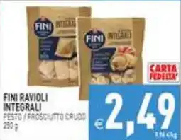 Supermercati Agorà Fini ravioli integrali offerta