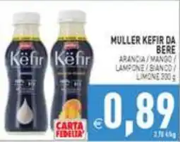 Supermercati Agorà Muller Kefir da bere offerta