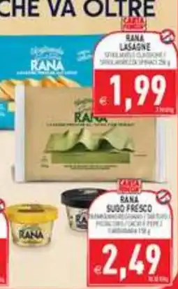 Supermercati Agorà Rana lasagne offerta