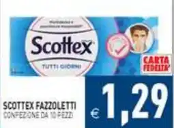 Supermercati Agorà Scottex fazzoletti offerta
