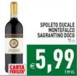 Supermercati Agorà Spoletto Ducale Sagrantino DOCG offerta