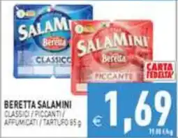 Supermercati Agorà Beretta Salamini offerta