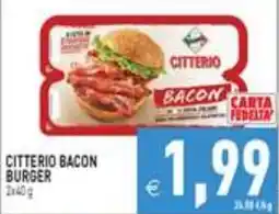 Supermercati Agorà Citterio bacon burger offerta