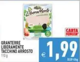 Supermercati Agorà Granterre liberamente tacchino arrosto offerta