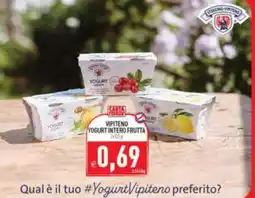 Supermercati Agorà Yogurt intero frutta Vipiteno offerta