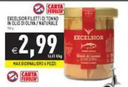 Supermercati Agorà Excelsior filetti di tonno offerta