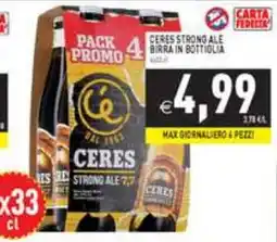 Supermercati Agorà Ceres strong ale offerta