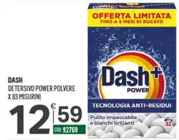 Tutto Risparmio Cash&Carry Dash Detersivo Power Polvere offerta