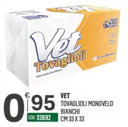 Tutto Risparmio Cash&Carry Vet tovaglioli offerta