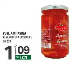 Tutto Risparmio Cash&Carry Puglia in tavola peperoni in agrodolce offerta