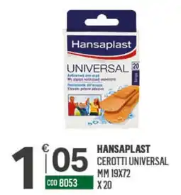 Tutto Risparmio Cash&Carry Hansaplast cerotti universal offerta