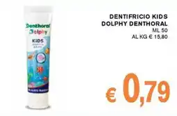 D'Italy Dentifricio Kids Dolphy Denthoral offerta