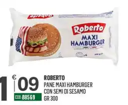 Tutto Risparmio Cash&Carry Roberto Pane Maxi Hamburger con semi di sesamo offerta