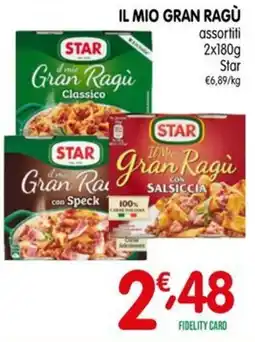 D'Ambros Il mio Gran Ragù Star offerta