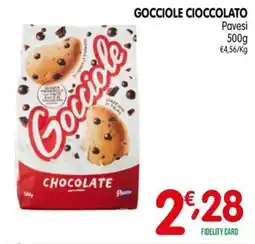 D'Ambros Gocciole Chocolate Pavesi offerta