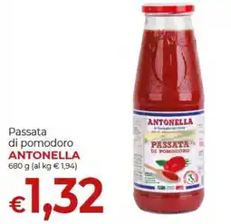Supermercati Nonna Isa Passata di pomodoro Antonella offerta