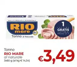 Supermercati Nonna Isa Tonno RIO MARE al naturale offerta
