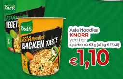 Supermercati Nonna Isa Asia Noodles Knorr offerta