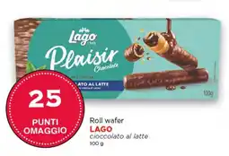 Supermercati Nonna Isa Roll wafer LAGO cioccolato al latte offerta