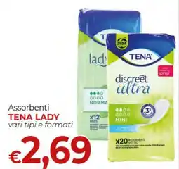 Supermercati Nonna Isa Assorbenti TENA LADY offerta
