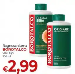 Supermercati Nonna Isa Bagnoschiuma Borotalco offerta